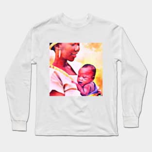 A mother and her baby Long Sleeve T-Shirt